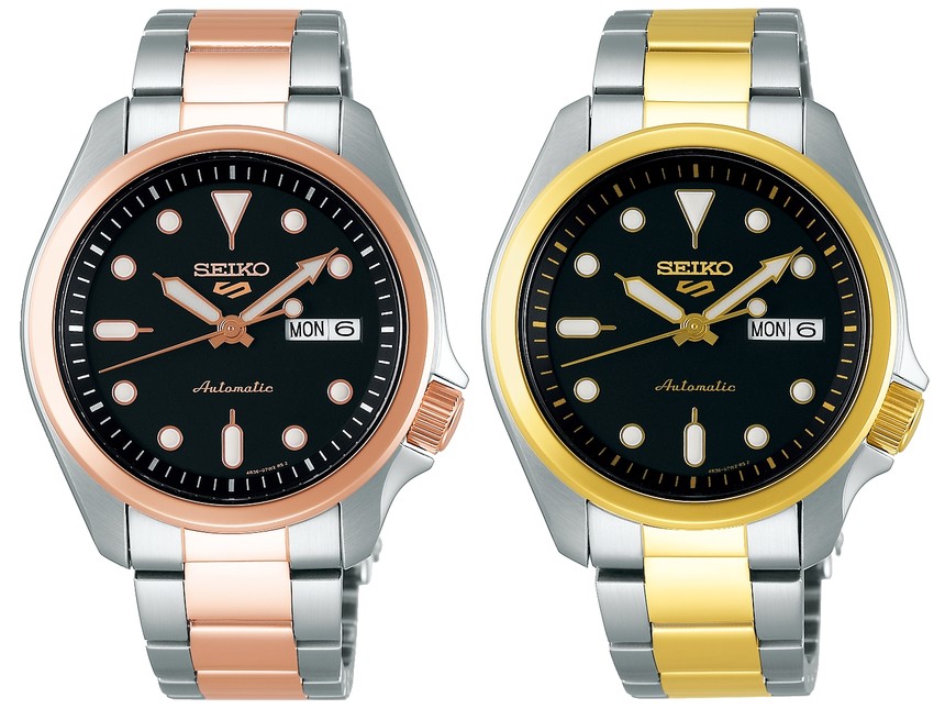 Seiko 5 Sports 2020 v bicolor úpravě směřují více k fashionovému stylu